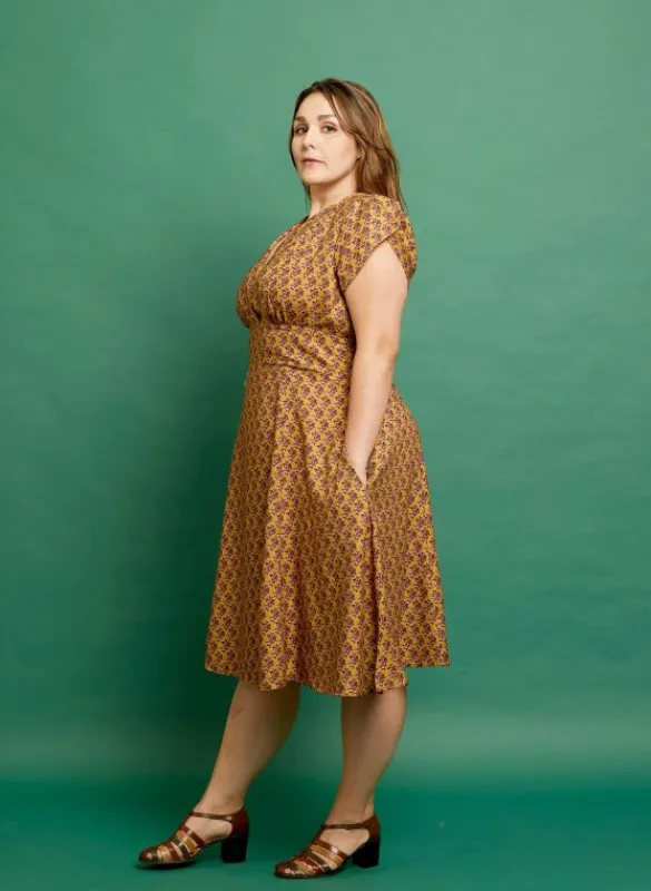 Store Rita - Gold Sloes Dress Women Dresses