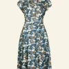 Outlet Rita Dress - Blue Puffins Women Dresses