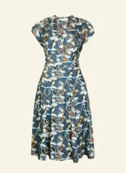 Outlet Rita Dress - Blue Puffins Women Dresses