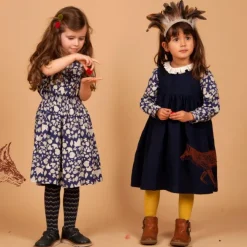 Best Rosie Children's Dress - Navy Fox Kids Children's Dresses