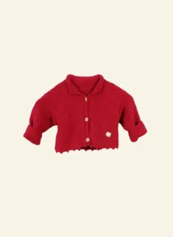 New Scalloped Cardigan - Red Kids Children's Archive Dresses | Baby