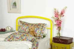 Outlet Single Duvet Cover - Cream Flower Garden/Chelsea Flower Show Kids Children's Homeware