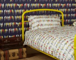 Flash Sale Single Duvet Cover - Ivory Budgies Kids Children's Homeware