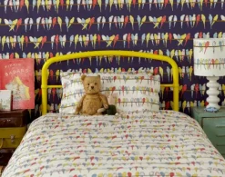 Fashion Single Pillowcase - Ivory Budgies Kids Children's Homeware