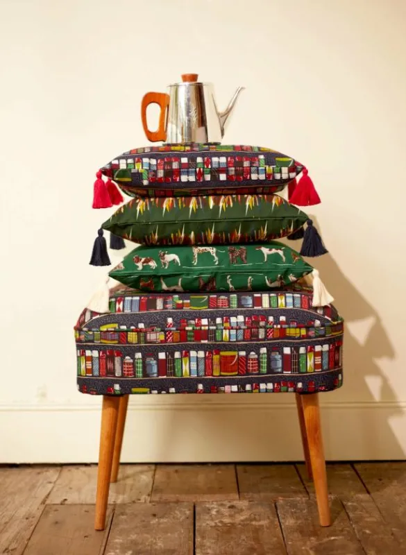 Hot Small Cushion Cover - Green Mid-Century Feather Cushion Covers