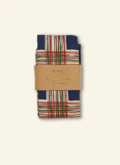 Shop Table Cloth - Navy Checks Dining