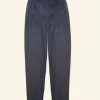 Cheap Thelma Trousers - Navy Corduroy Women Trousers