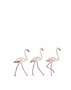 Online Three Flamingos Wall Sticker Kids Children's Homeware