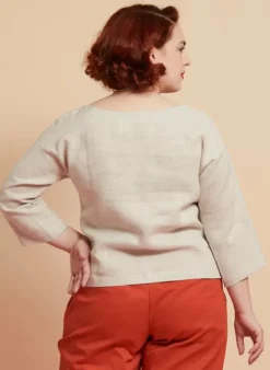 Best Sale Tina Top - Natural Linen Women Tops & Blouses