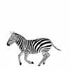 Clearance Zebra Wall Sticker Kids Children's Homeware