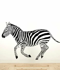 Clearance Zebra Wall Sticker Kids Children's Homeware